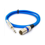 Cabo P10 para XLR Macho Azul