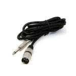 Cabo P10 para XLR Macho Preto