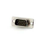 Conector HD 15 Pinos Para Solda Macho