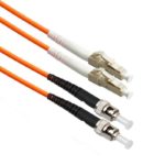 Cordão Óptico Duplex Multimodo 62,5-125µ LC-ST SPC 5 metros