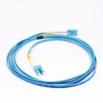 Cordão Óptico Duplex Multímodo Om3 Para 10Gb Lc-lc 2,50 Metros